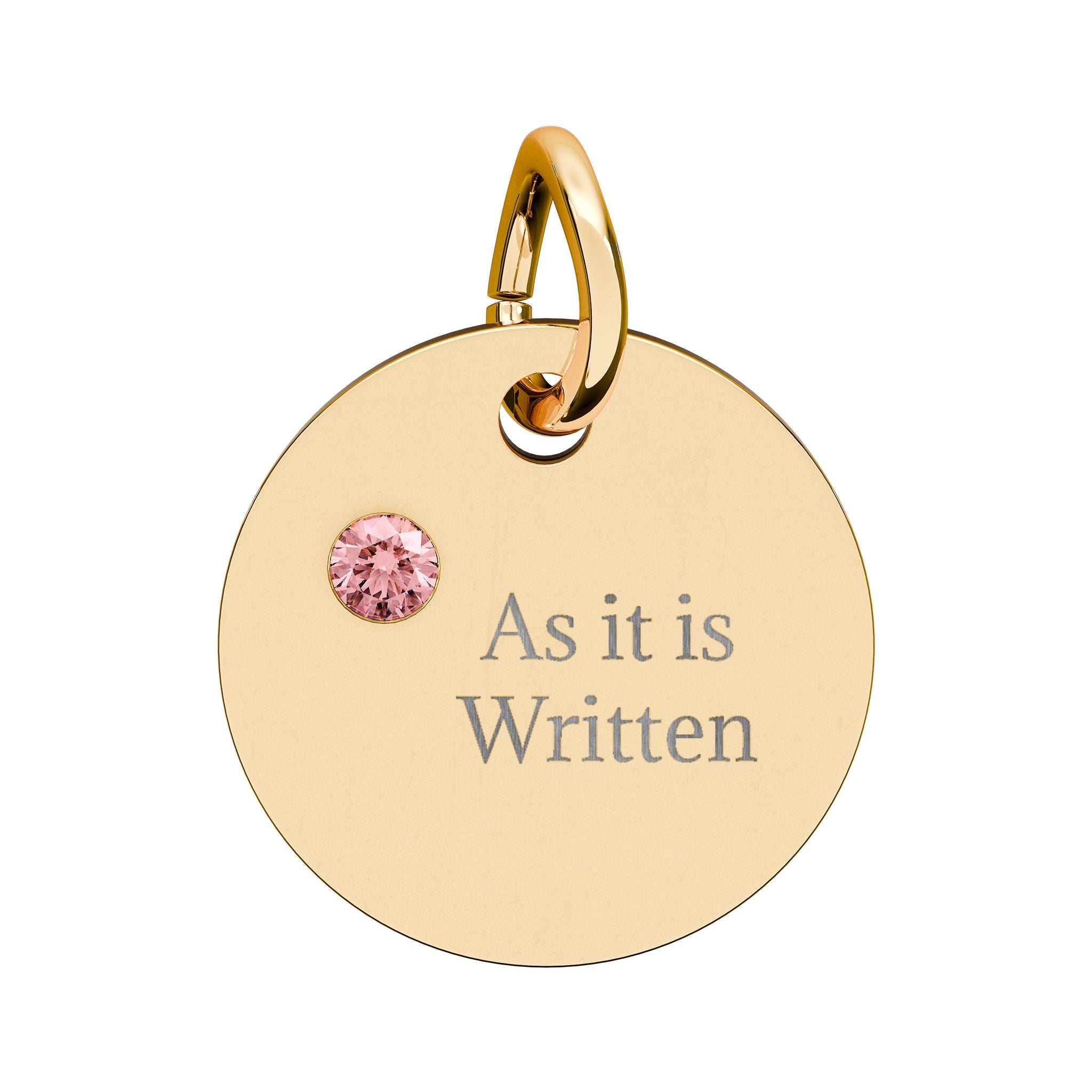 As it is Written | The Common Rite Birthstone Disc