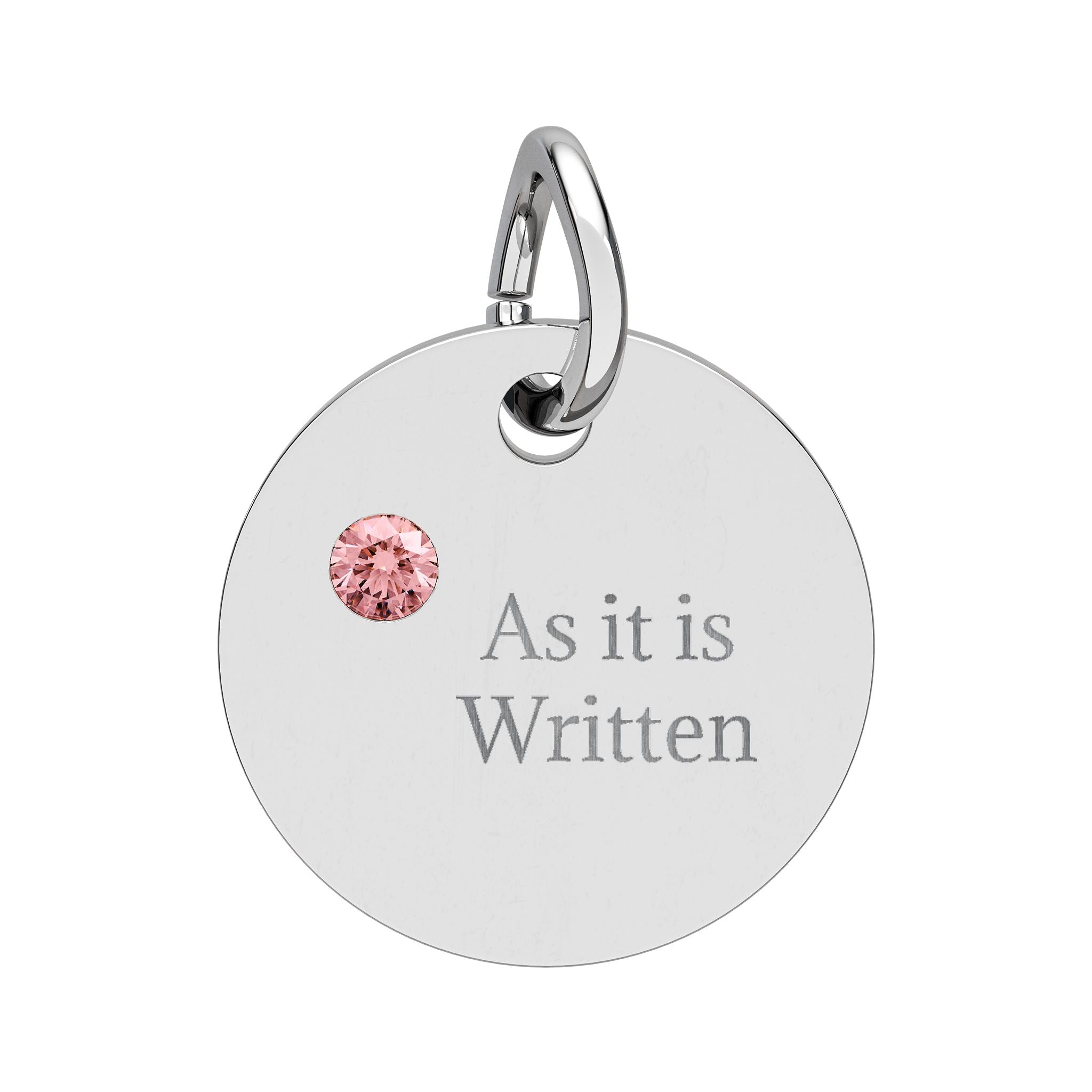 As it is Written | The Common Rite Birthstone Disc
