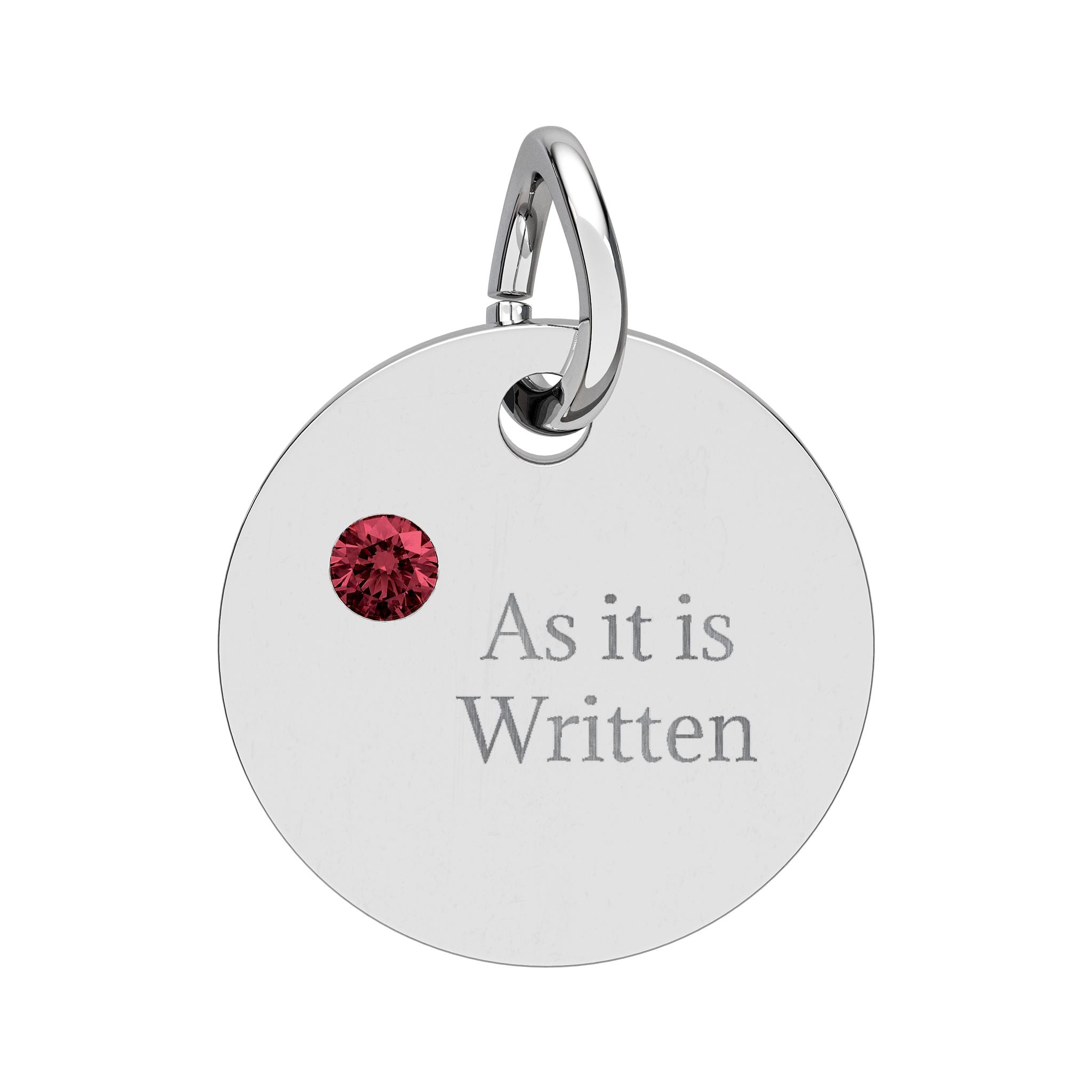 As it is Written | The Common Rite Birthstone Disc