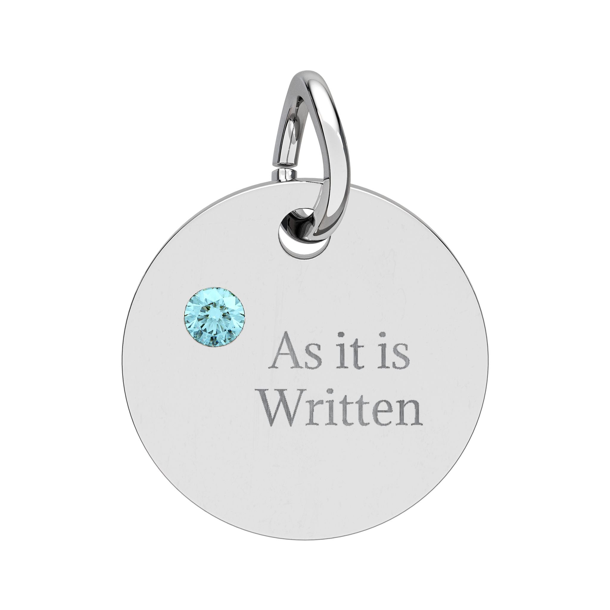 As it is Written | The Common Rite Birthstone Disc