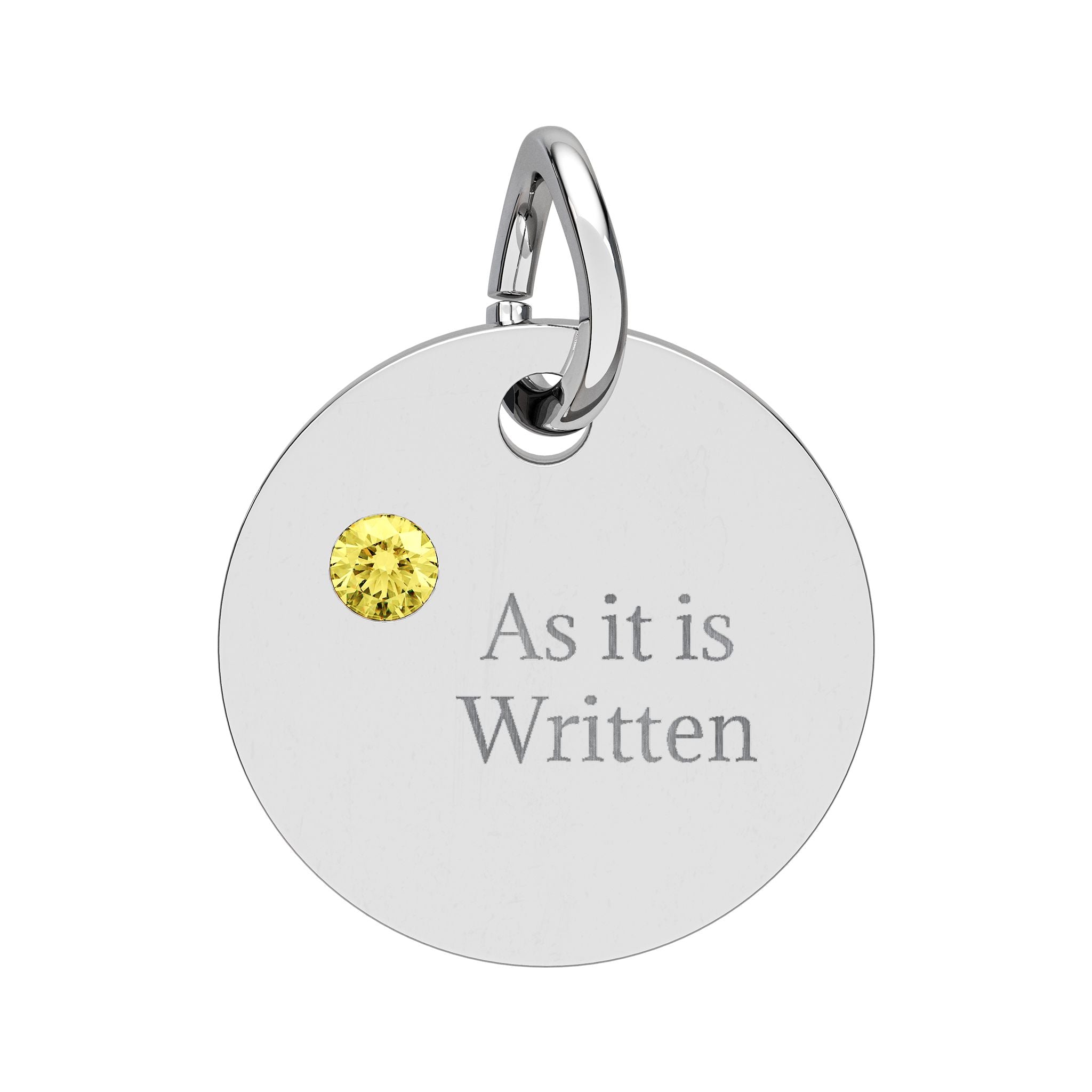 As it is Written | The Common Rite Birthstone Disc