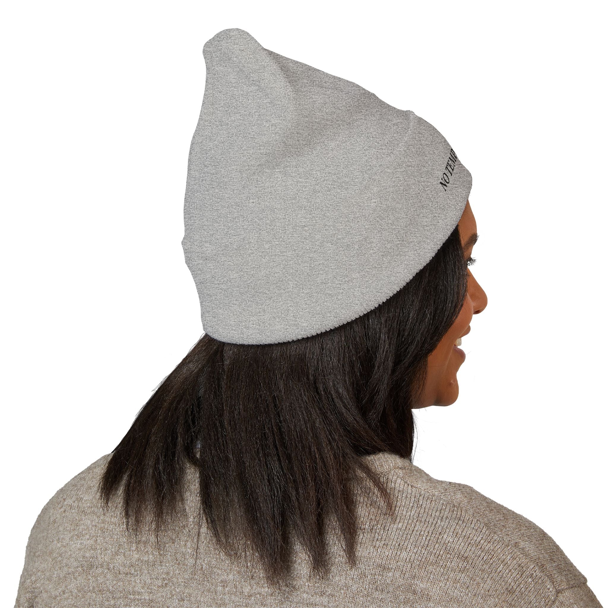 "No Temples Required" Embroidered Classic Cuffed Beanie