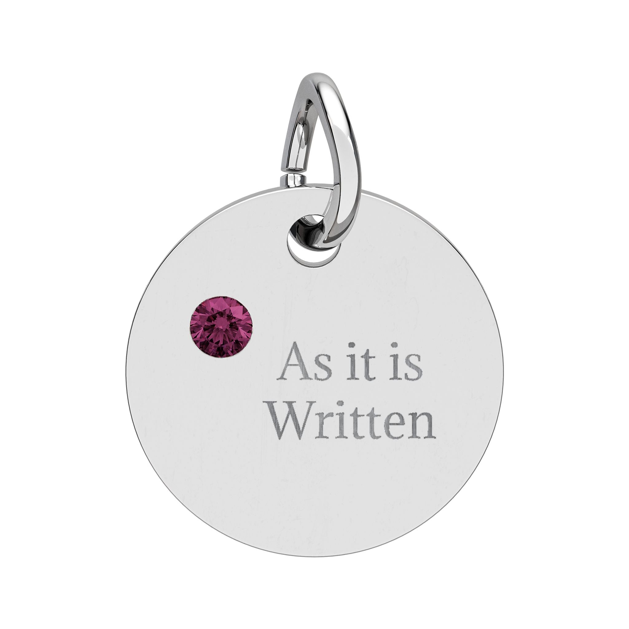 As it is Written | The Common Rite Birthstone Disc