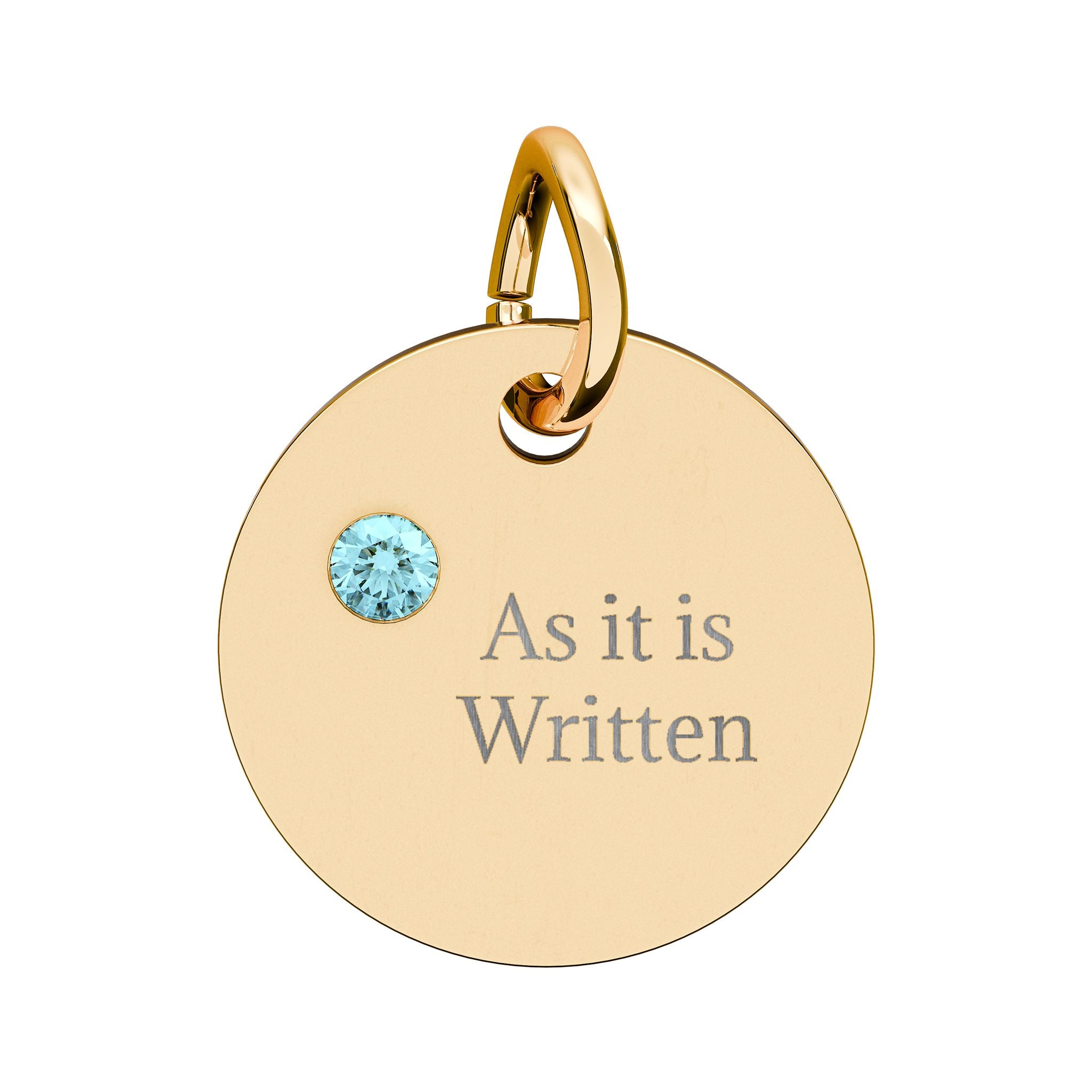 As it is Written | The Common Rite Birthstone Disc