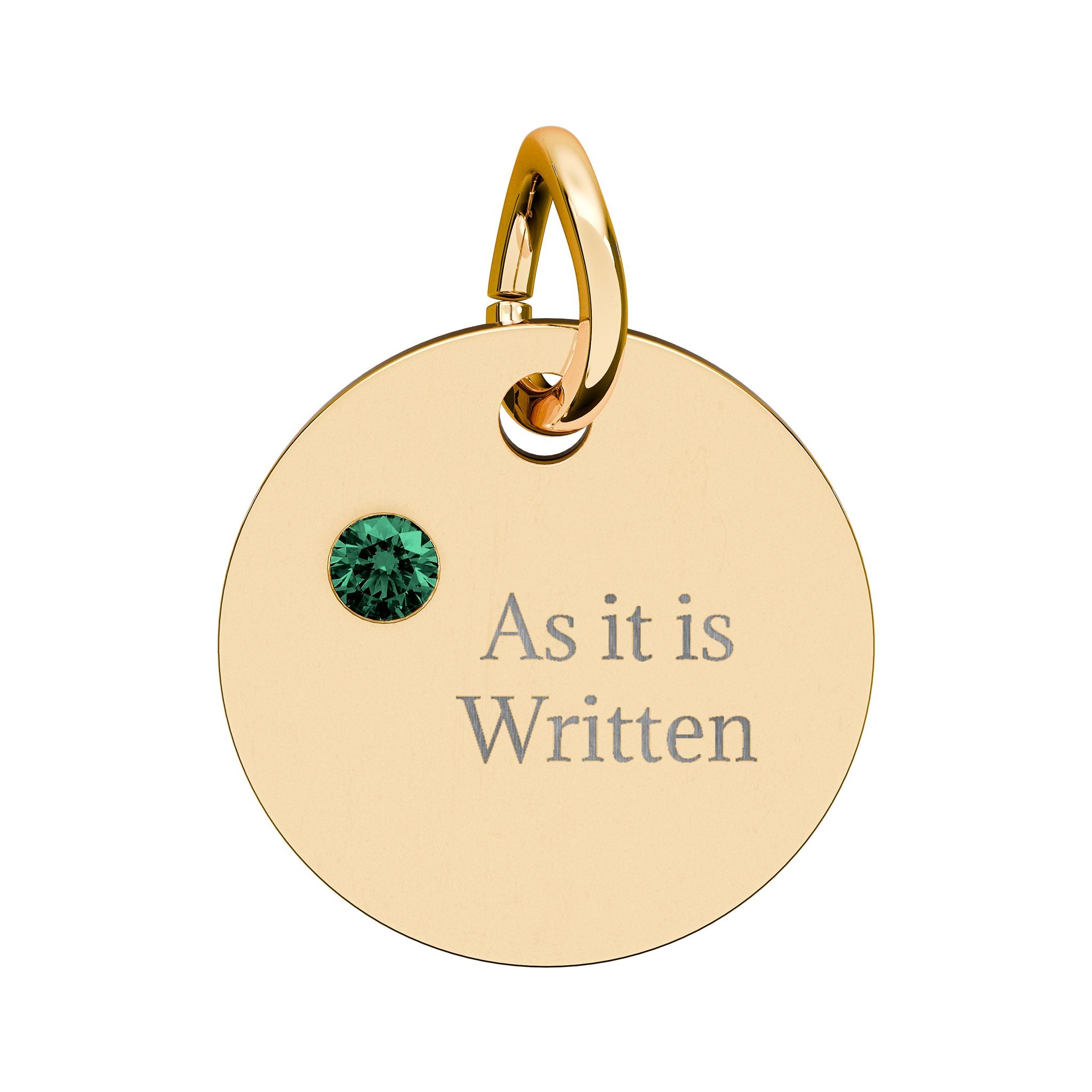 As it is Written | The Common Rite Birthstone Disc
