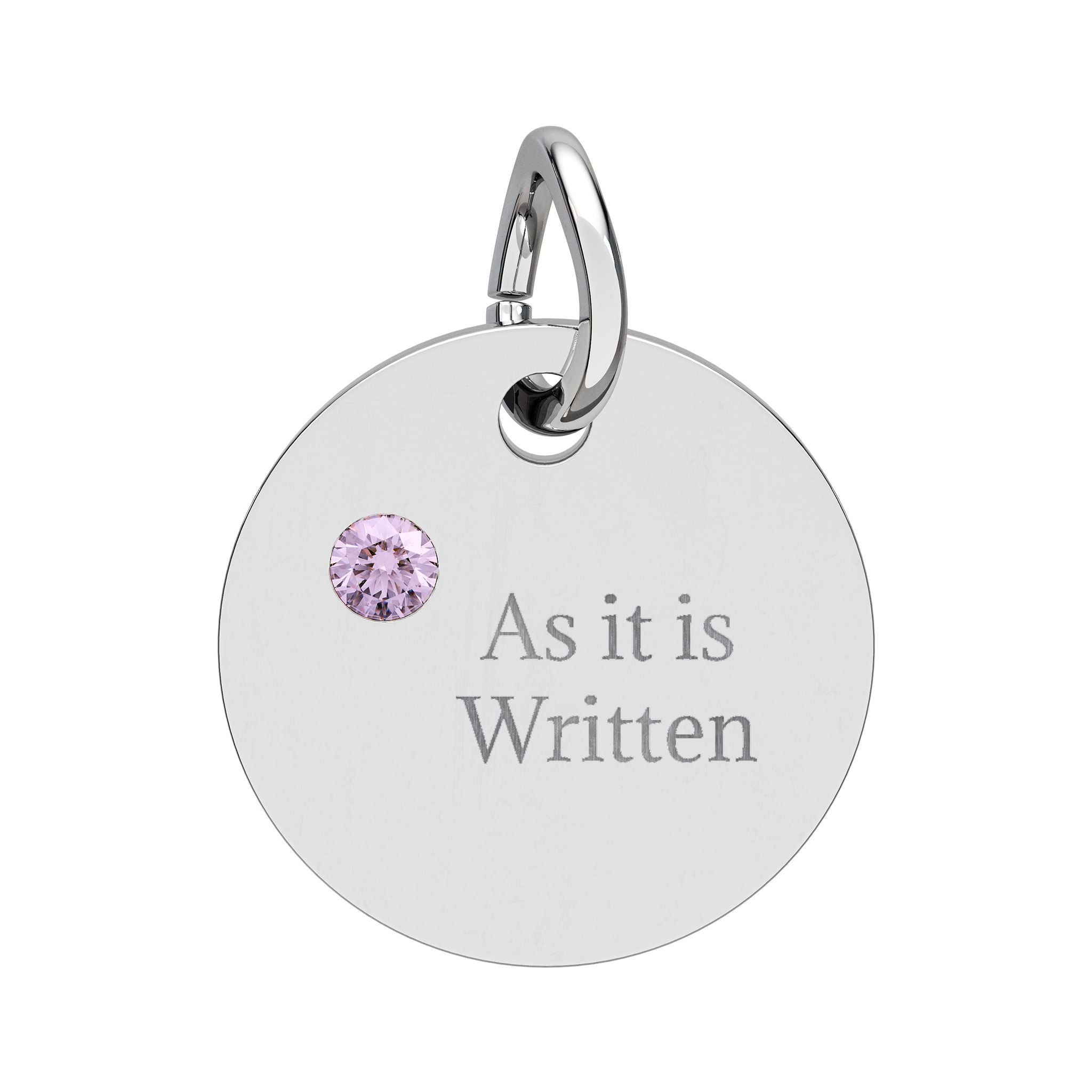 As it is Written | The Common Rite Birthstone Disc