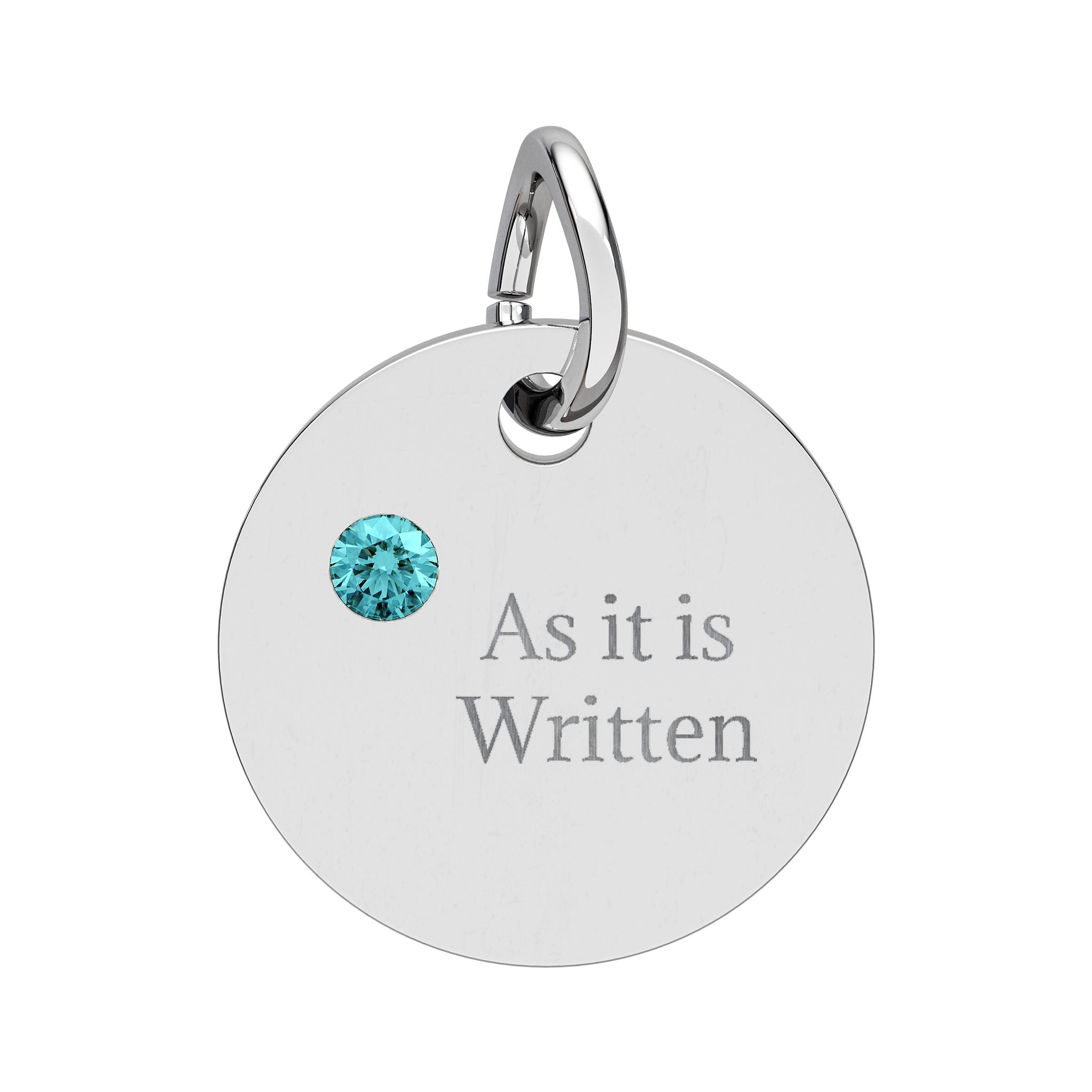As it is Written | The Common Rite Birthstone Disc