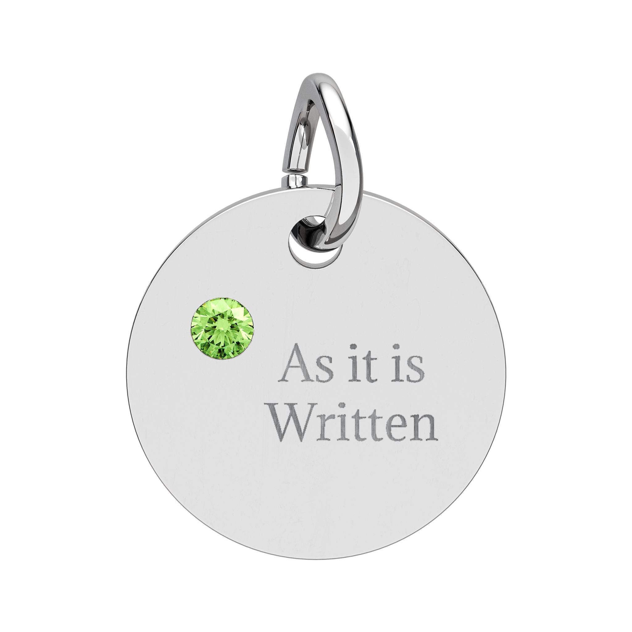 As it is Written | The Common Rite Birthstone Disc