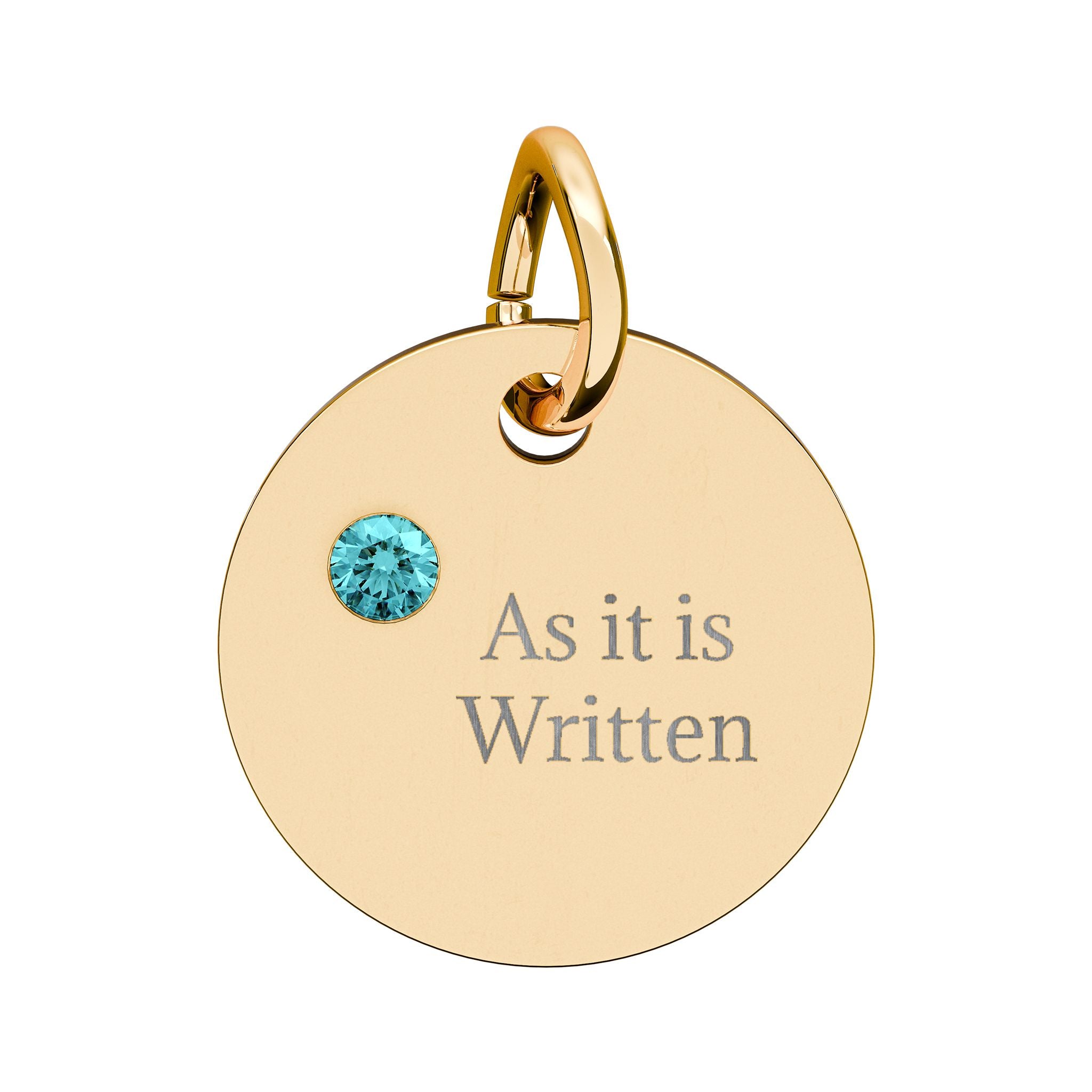As it is Written | The Common Rite Birthstone Disc