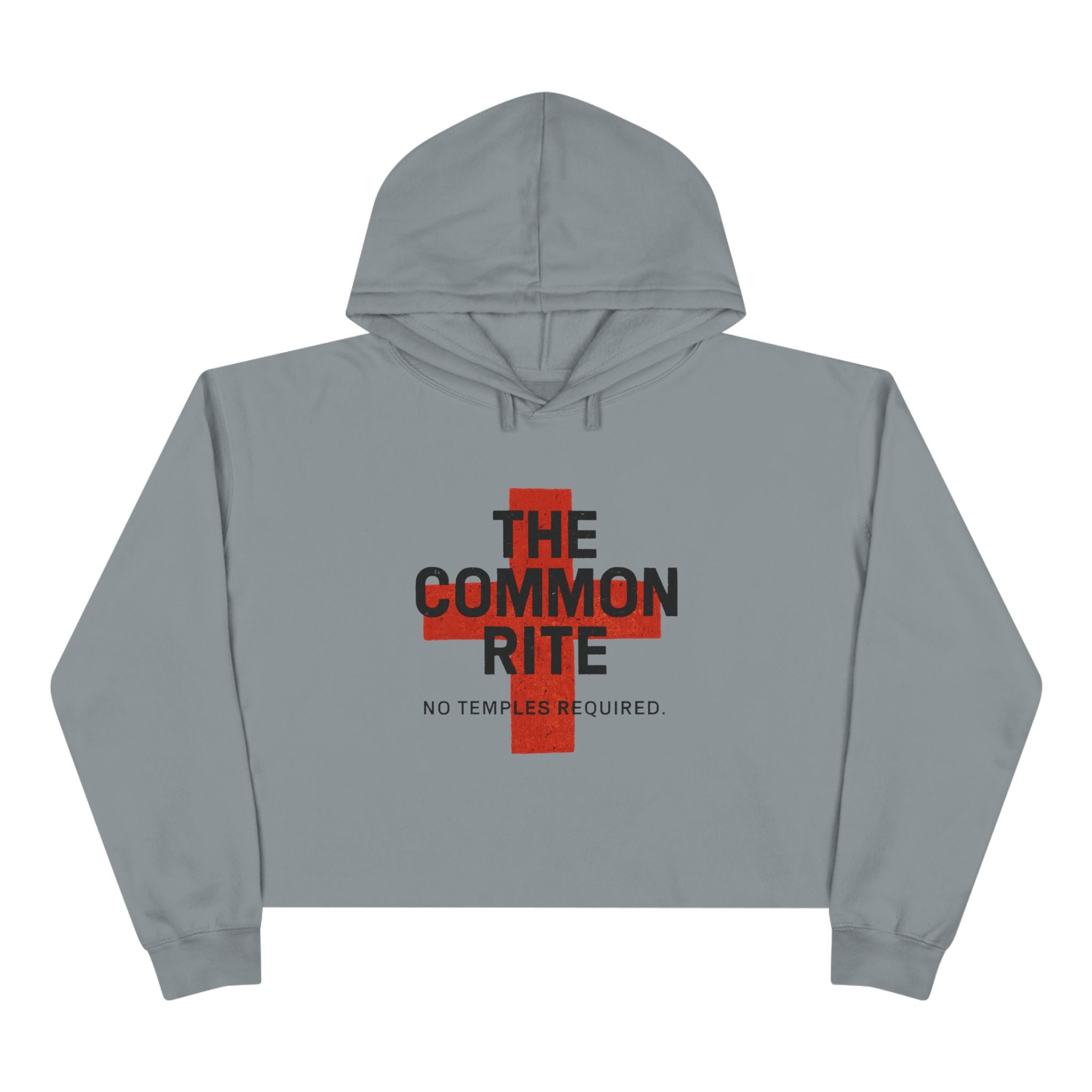 "The Common Rite" Unisex Crop Hoodie