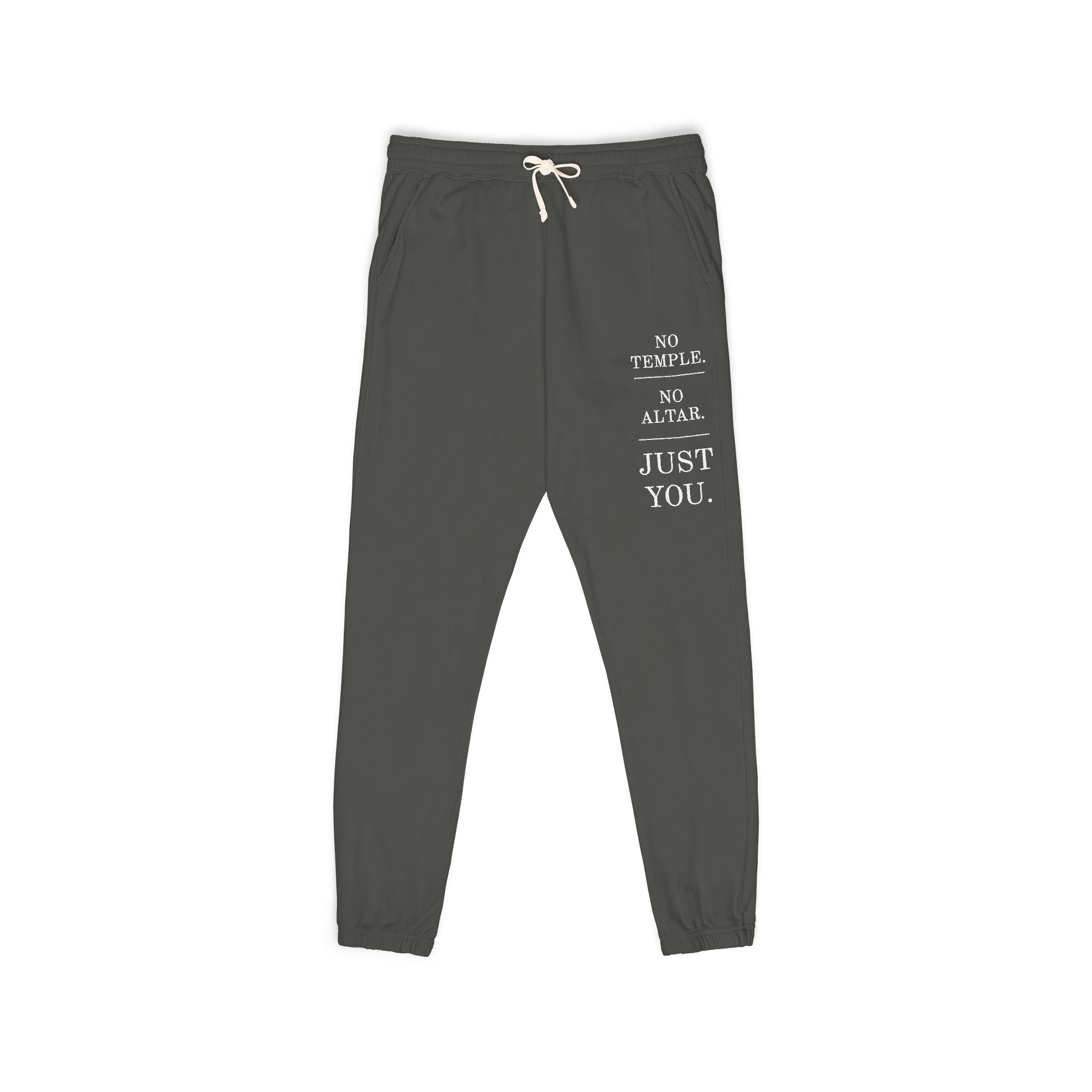 "Just You"Unisex Garment-Dyed Fleece Sweatpants