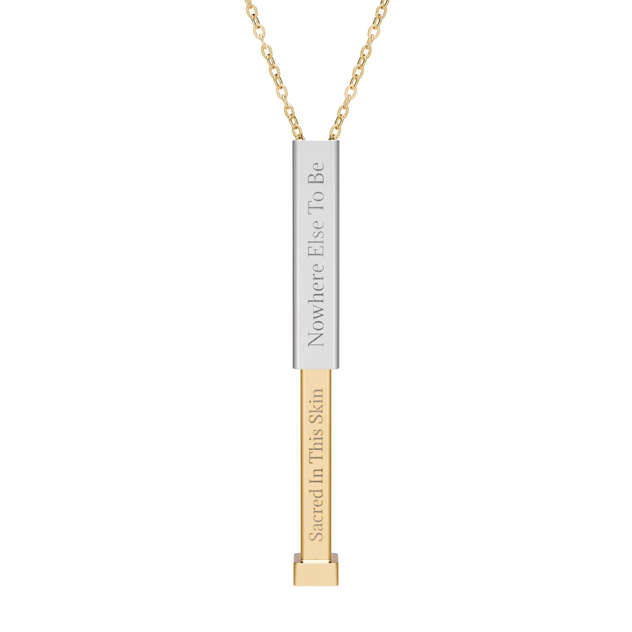 Nowhere Else To Be | The Common Rite Sliding Bar Necklace