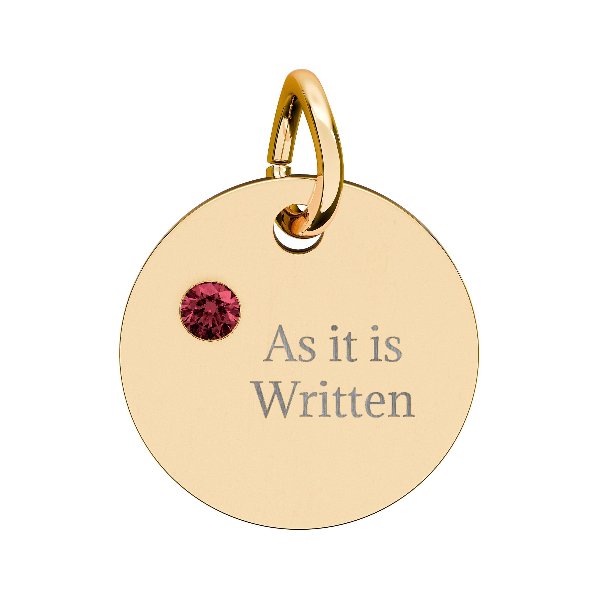 As it is Written | The Common Rite Birthstone Disc