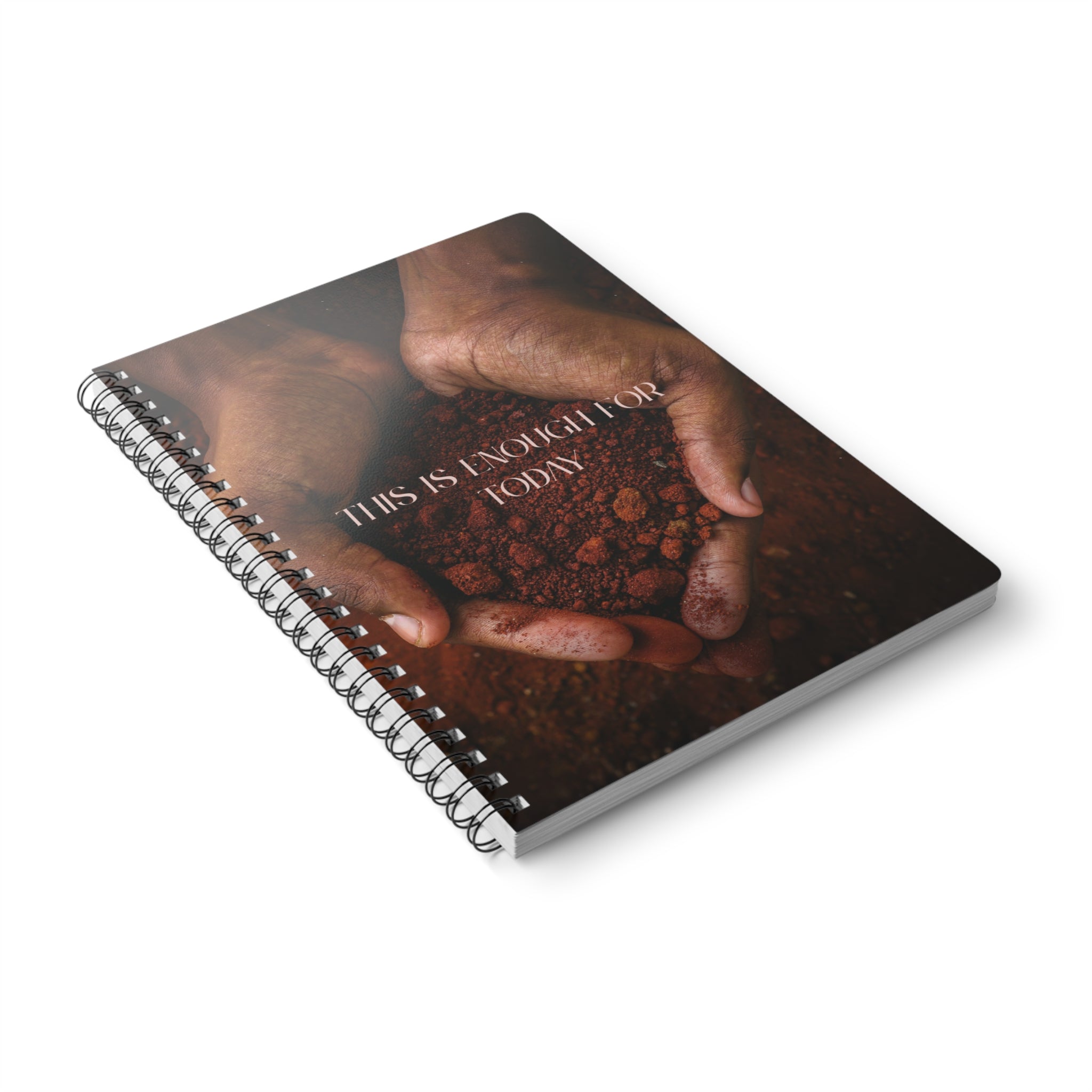 "This Is Enough For Today" Inspirational Journal A5 Wire-O bound Notebook