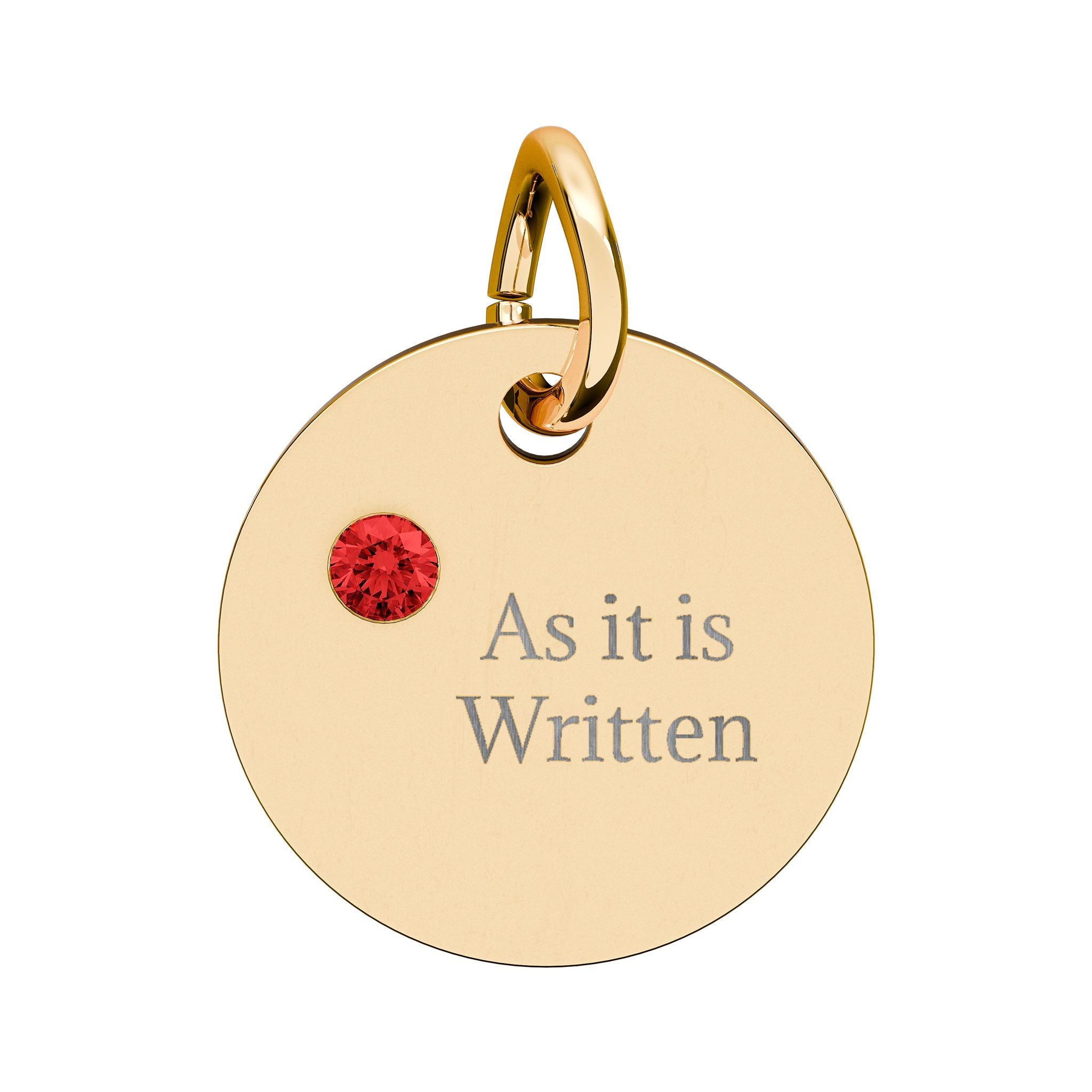 As it is Written | The Common Rite Birthstone Disc