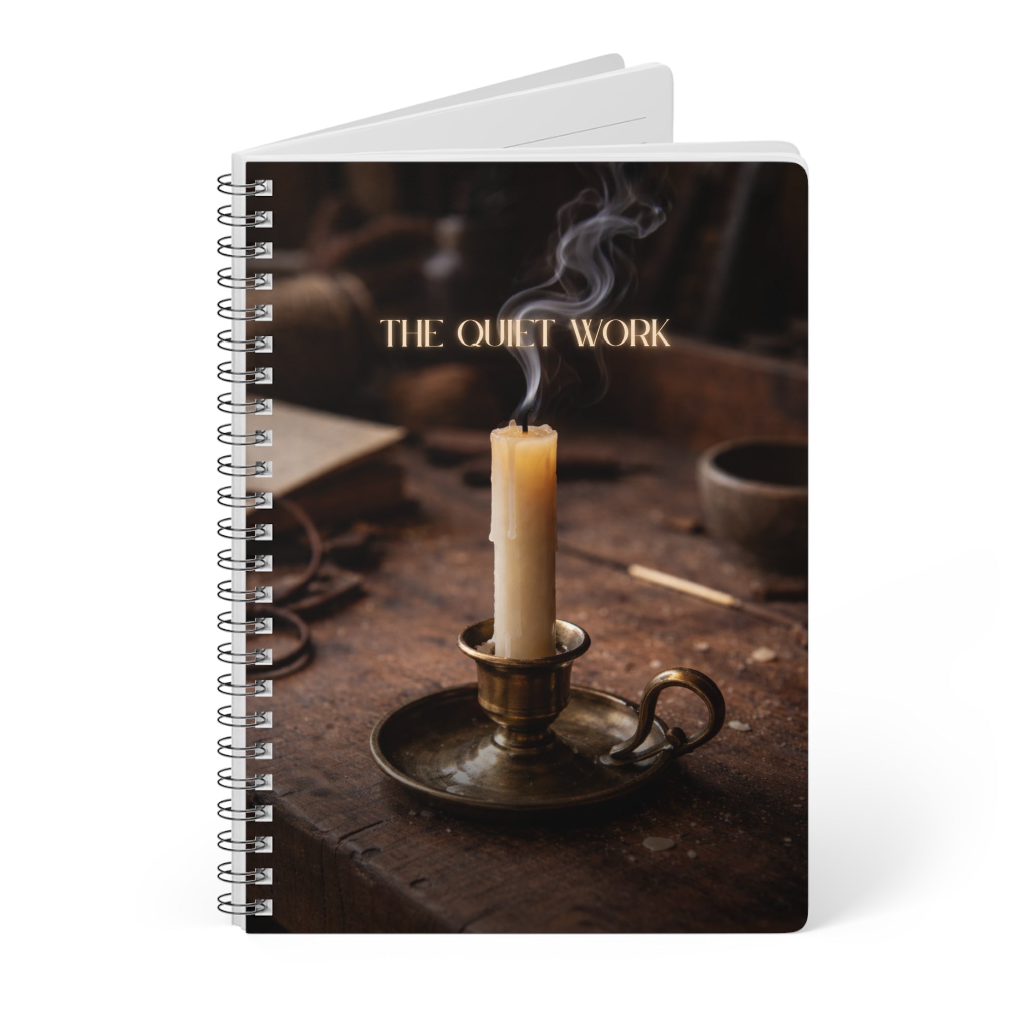 "The Quiet Work" Inspirational Journal A5 Wire-O bound Notebook