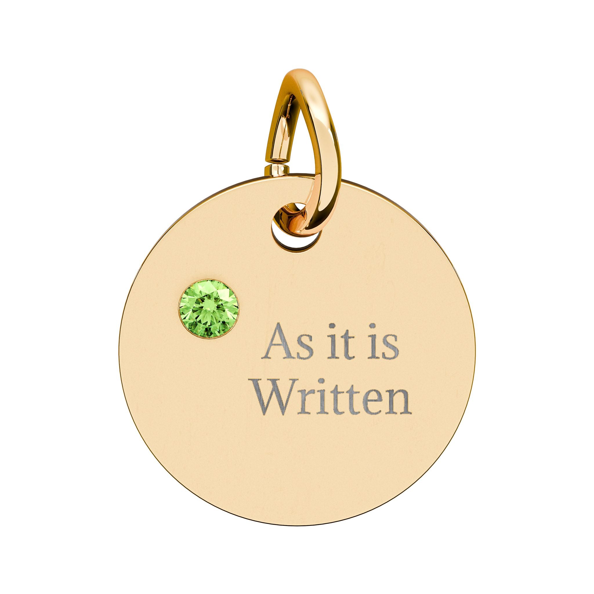 As it is Written | The Common Rite Birthstone Disc