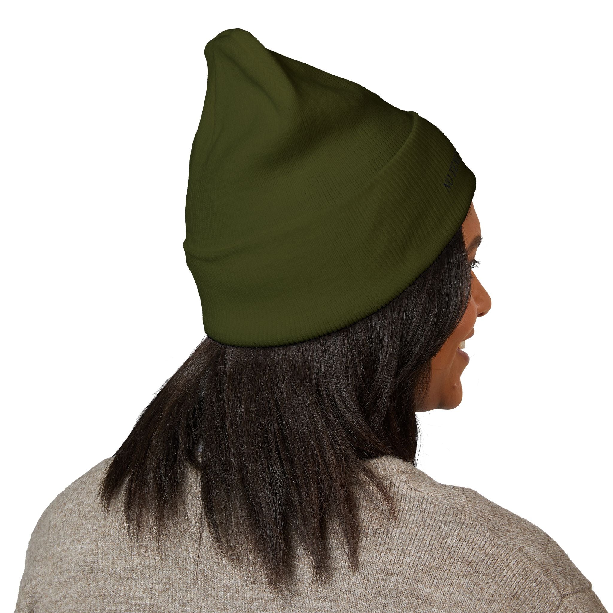 "No Temples Required" Embroidered Classic Cuffed Beanie