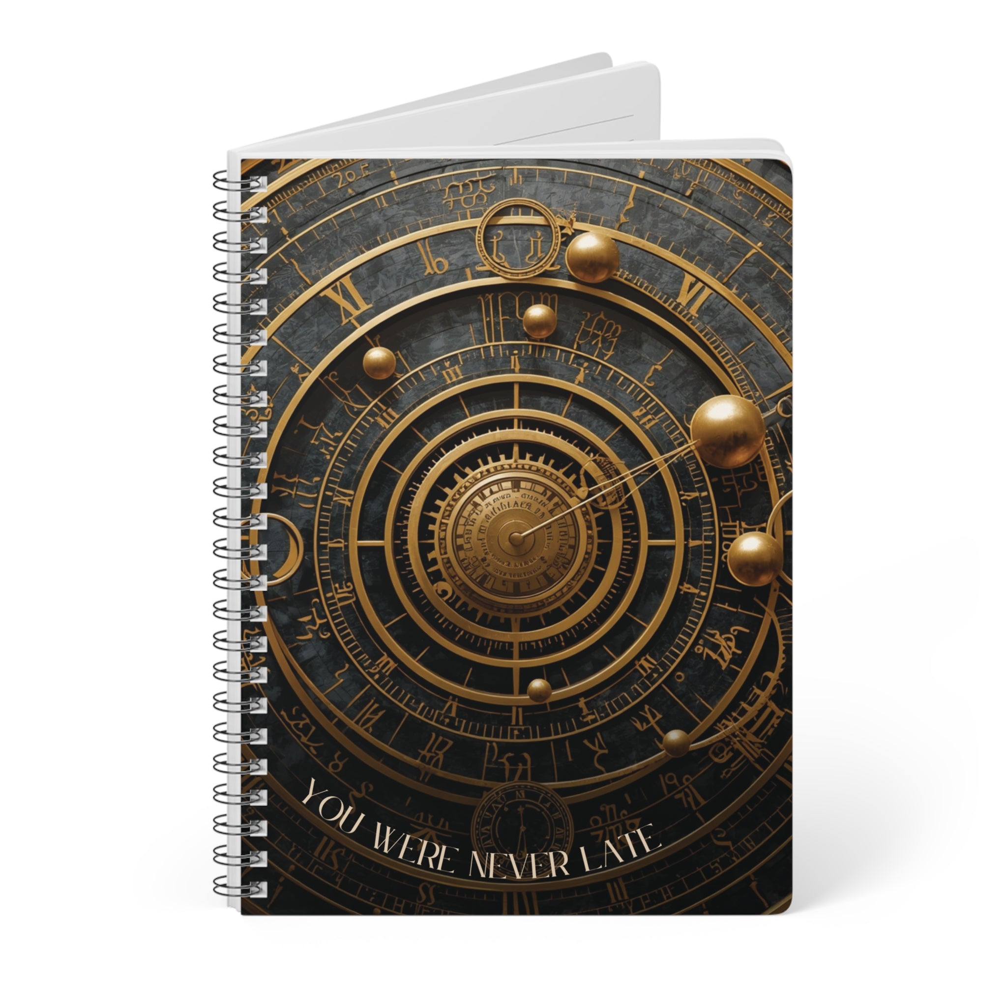 "You Were Never Late" Inspirational Journal A5 Wire-O bound Notebook