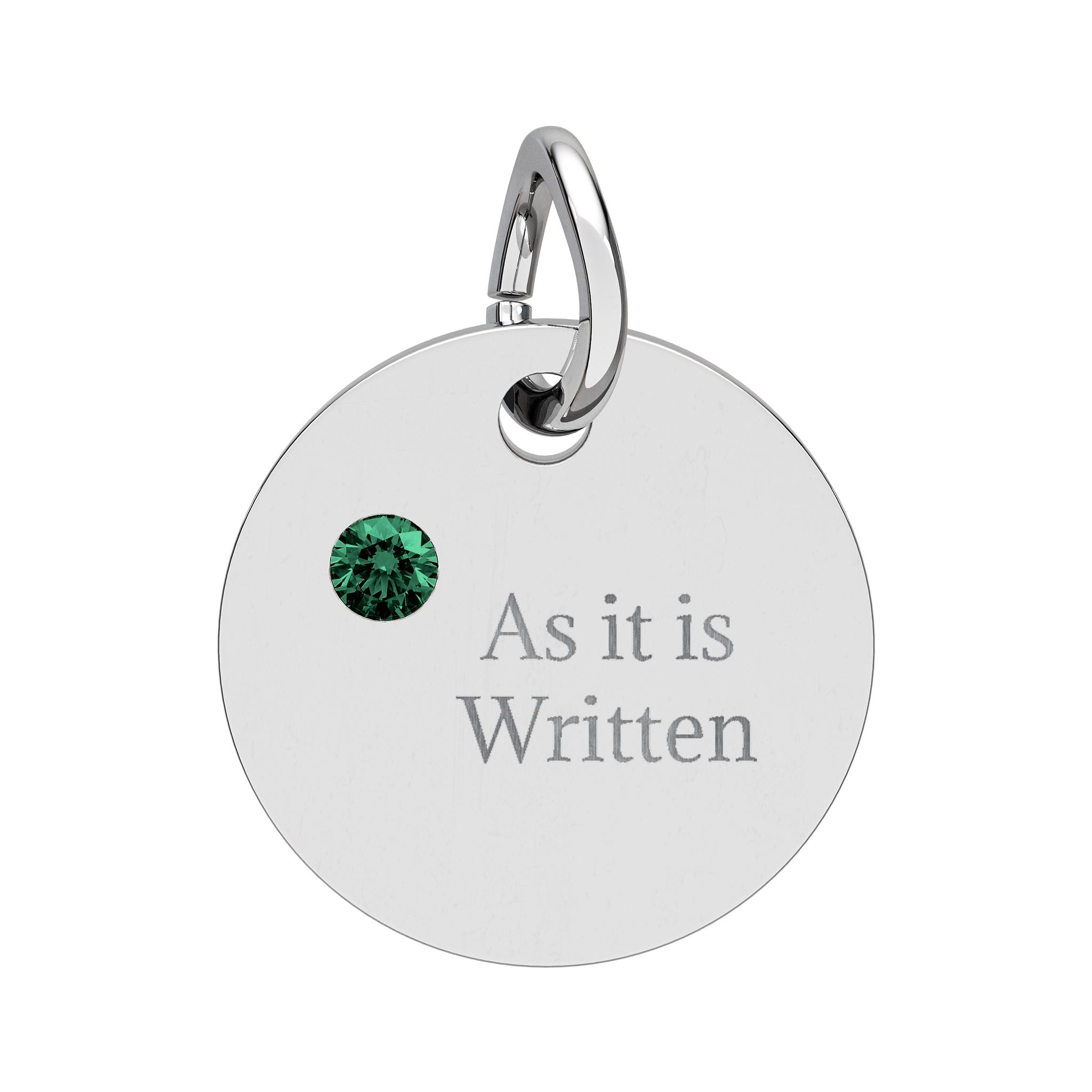 As it is Written | The Common Rite Birthstone Disc