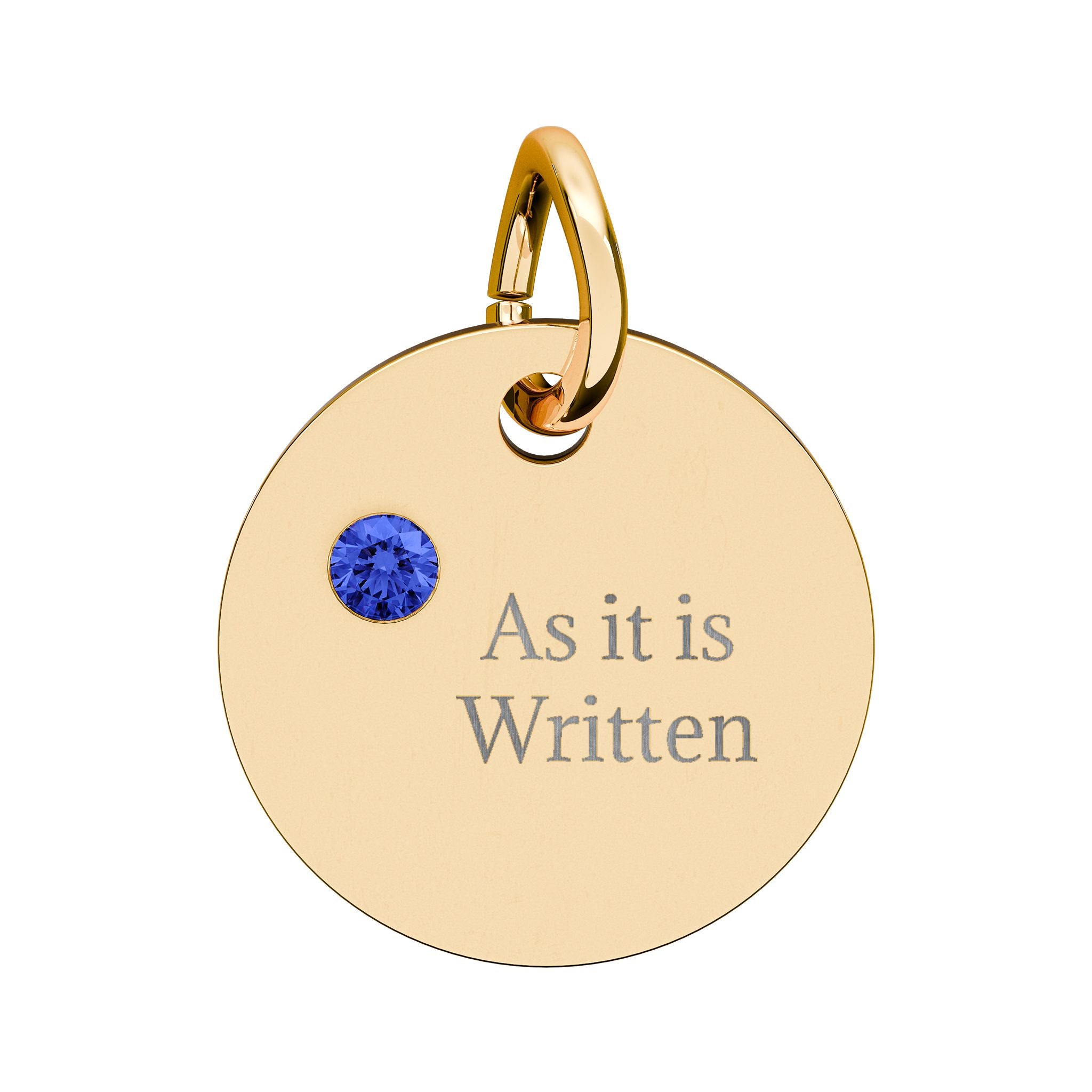 As it is Written | The Common Rite Birthstone Disc