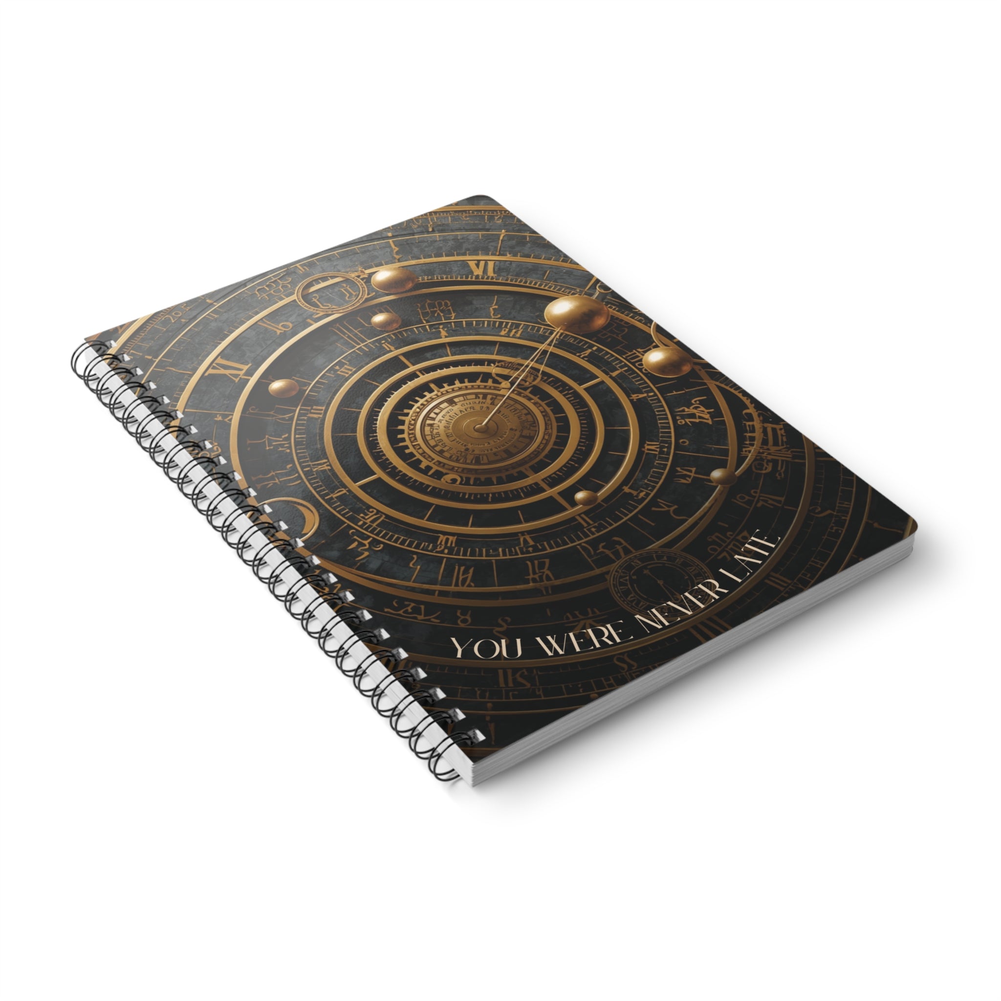 "You Were Never Late" Inspirational Journal A5 Wire-O bound Notebook