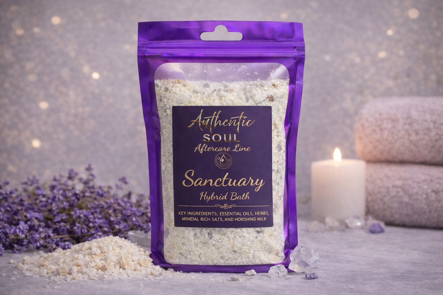 Sanctuary | Hybrid Milk & Salt Bath (Call In & Release)