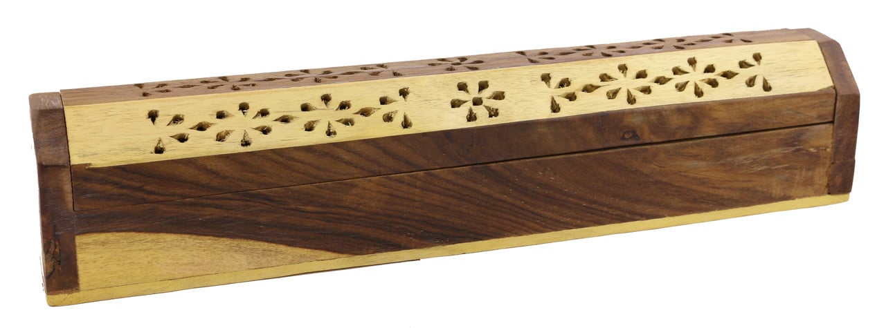 Two Tone Wooden Incense Box