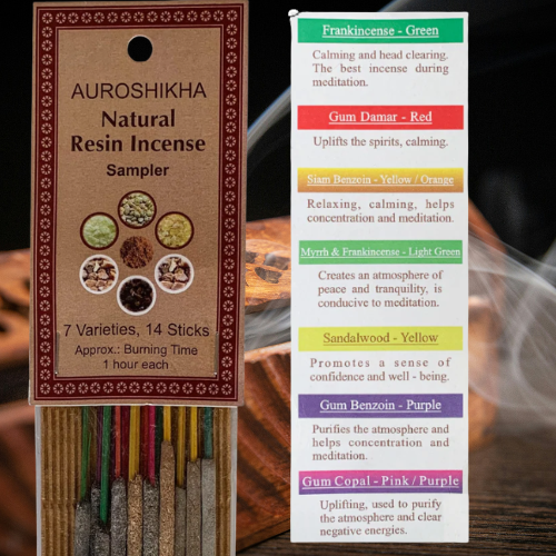 Natural Resin Incense Stick Sampler – Sacred Seven Blend