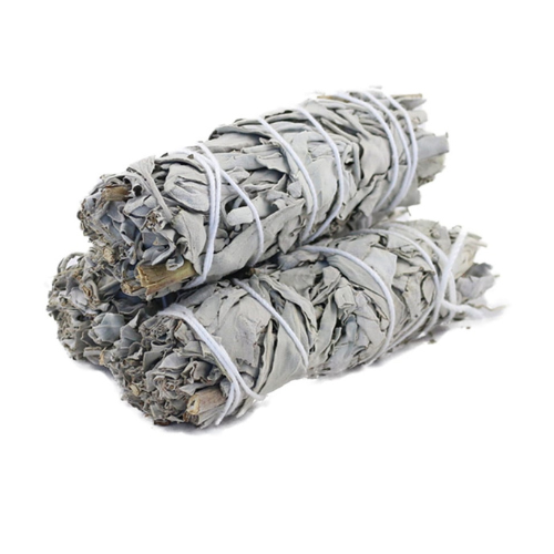 4 Inch California White Sage Smudge Stick