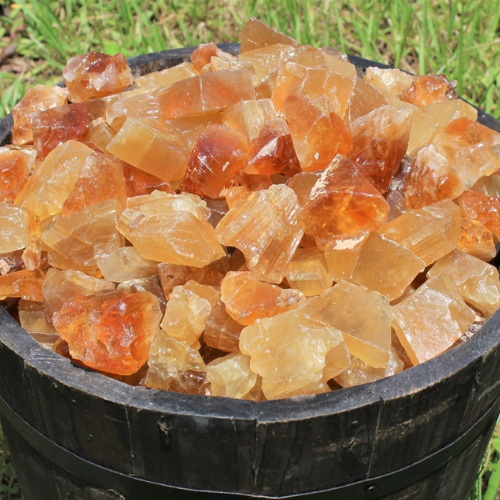 Honey Calcite – Rough Natural Stone