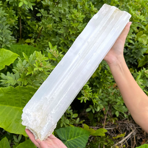 Selenite Logs – Massive Natural White Selenite (23–25 lbs)