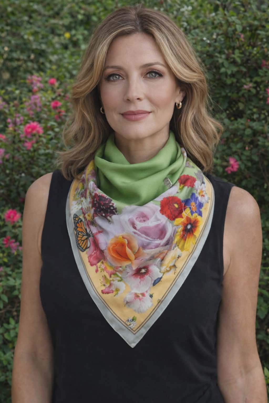 The Long Way Back to Bloom | Threaded Horizons Silk Scarf