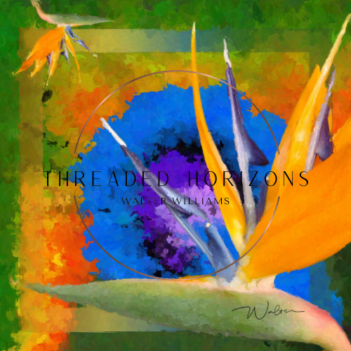 Where Color Takes Flight | Threaded Horizons Silk Scarf