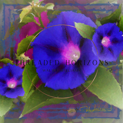 First Light, Still Open | Threaded Horizons Silk Scarf