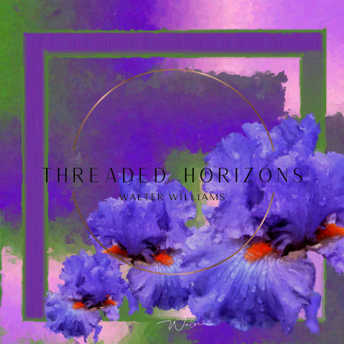 Still After Rain | Threaded Horizons Silk Scarf