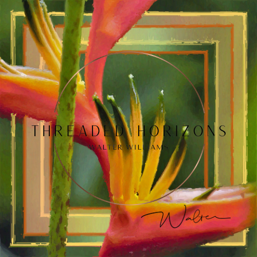 Quiet Voltage | Threaded Horizons Silk Scarf