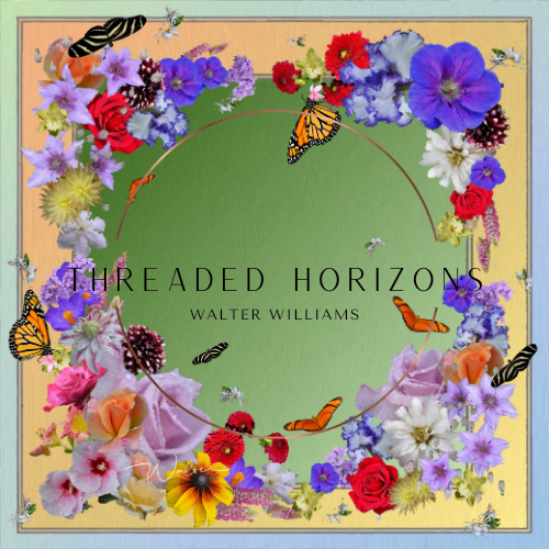 The Long Way Back to Bloom | Threaded Horizons Silk Scarf