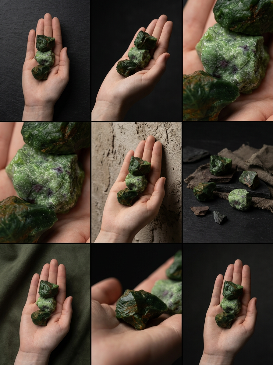 Green Opal – Raw Natural Stones
