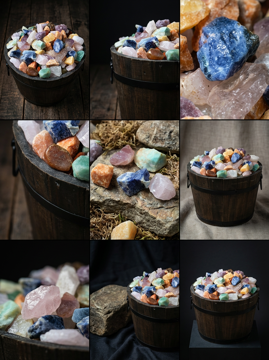 Mystery Stone Scoop – Premium Grade Rough Crystal Assortment (Brazil / South America Mix)