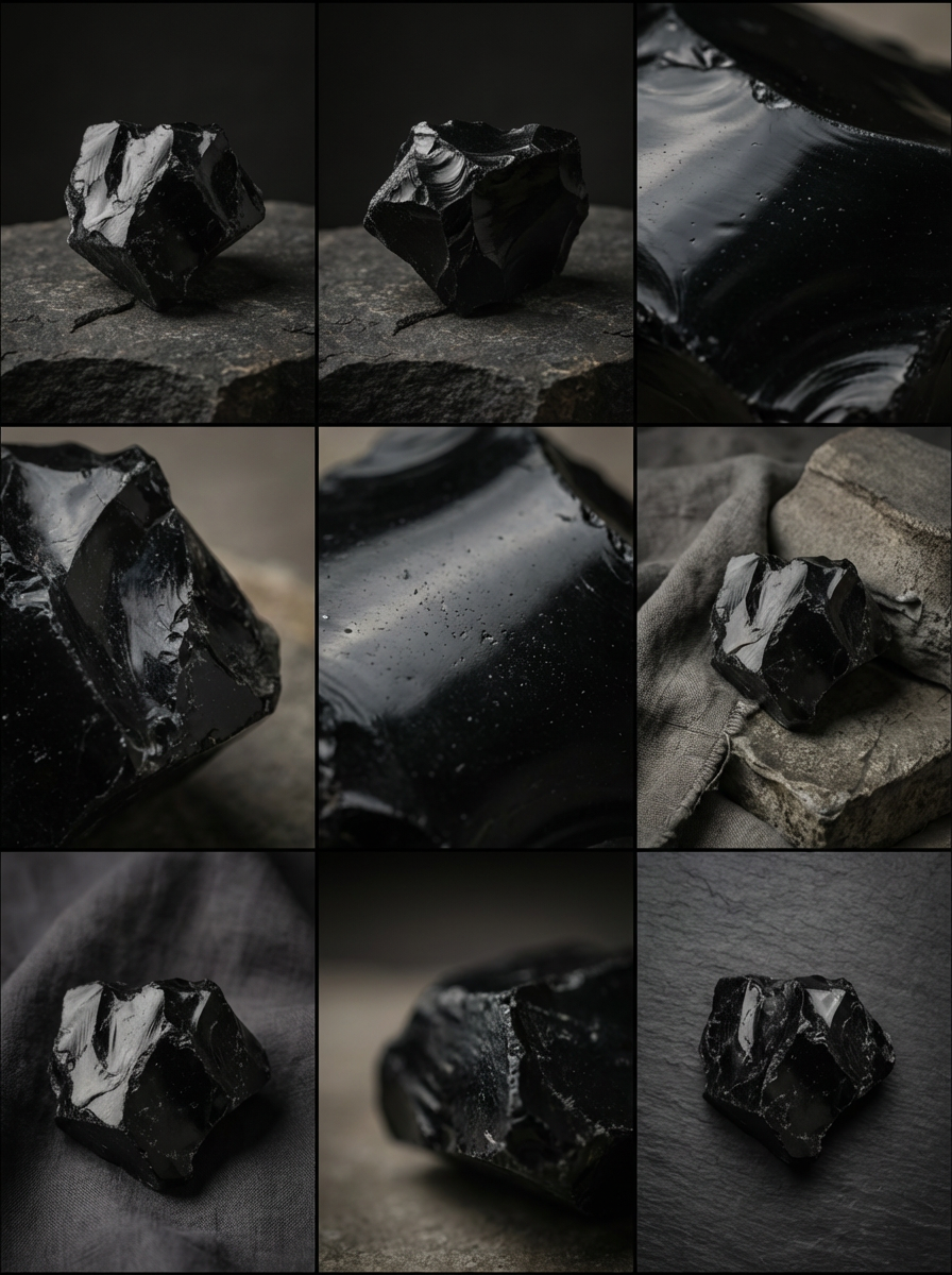 Black Obsidian – Rough Natural Stone
