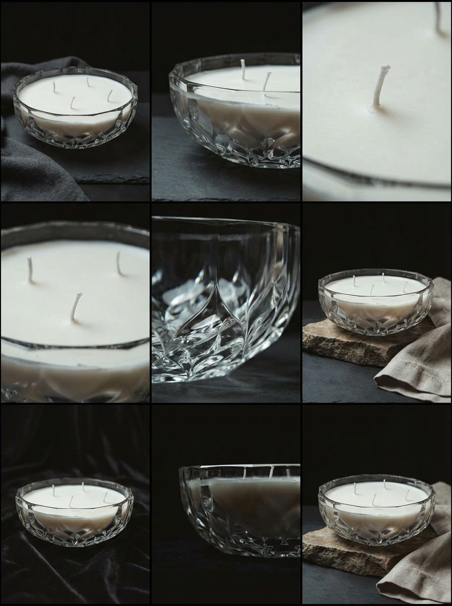 Stillness Bowl - Four Wick Soy Candle  - One of One