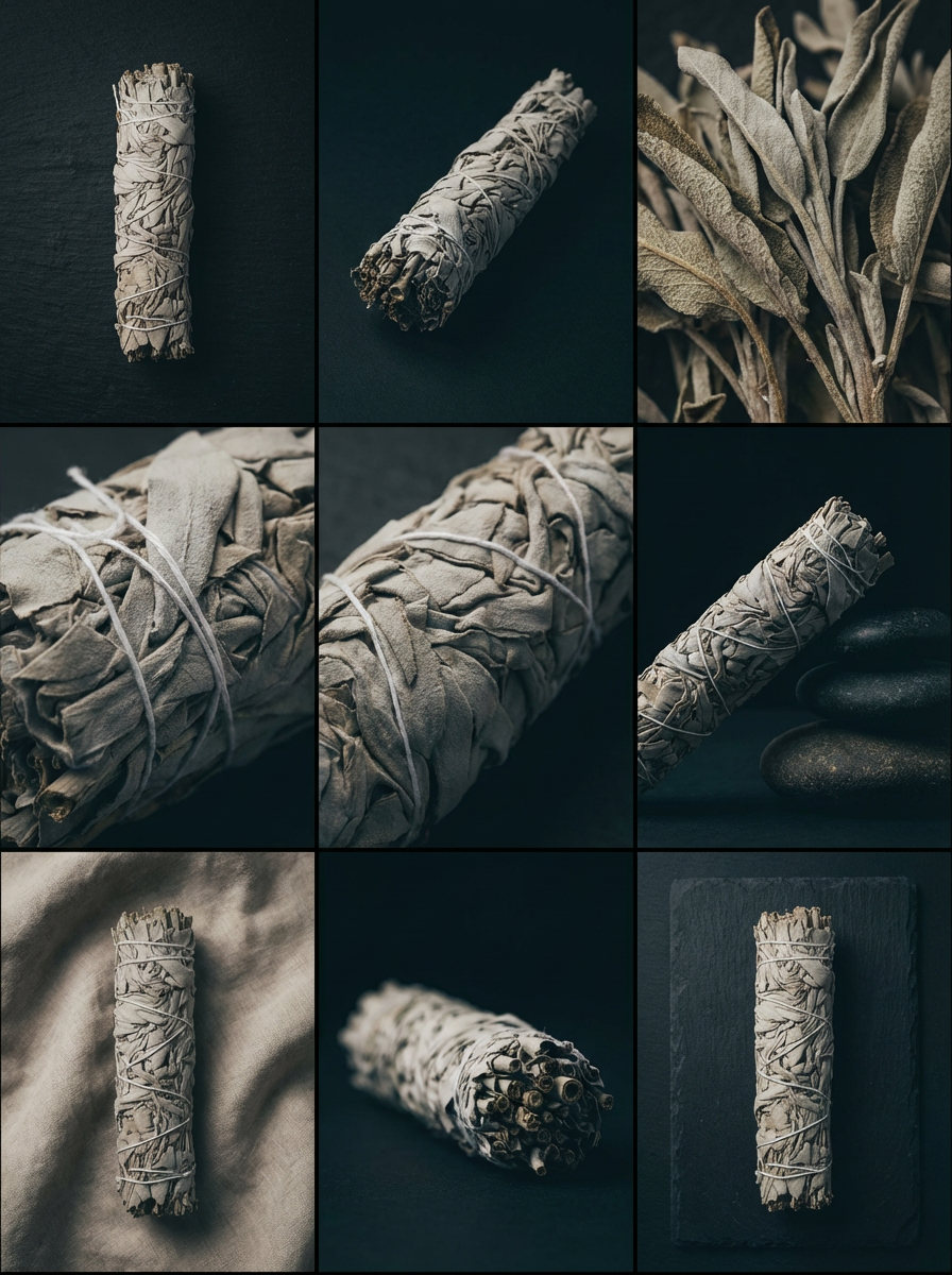 9 Inch California White Sage Smudge