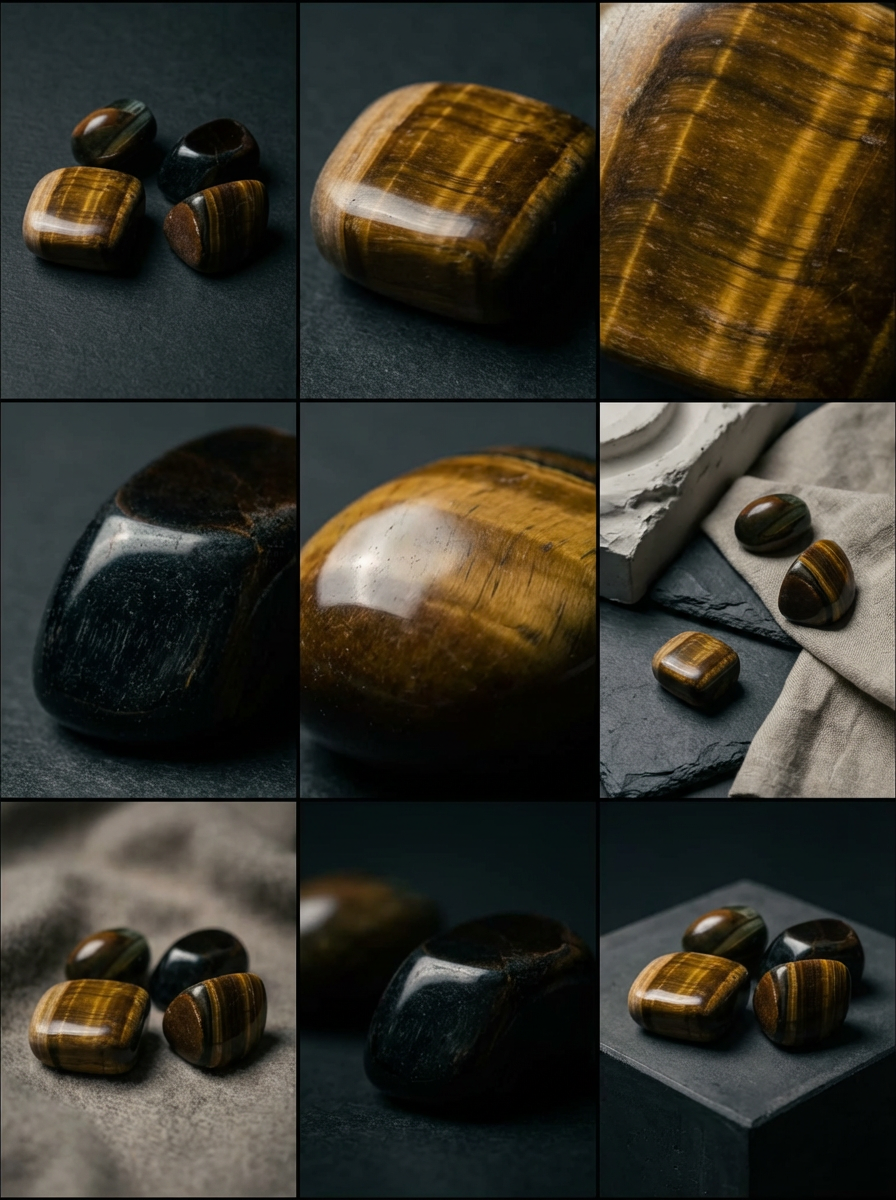 Tiger's Eye Tumbled Stone