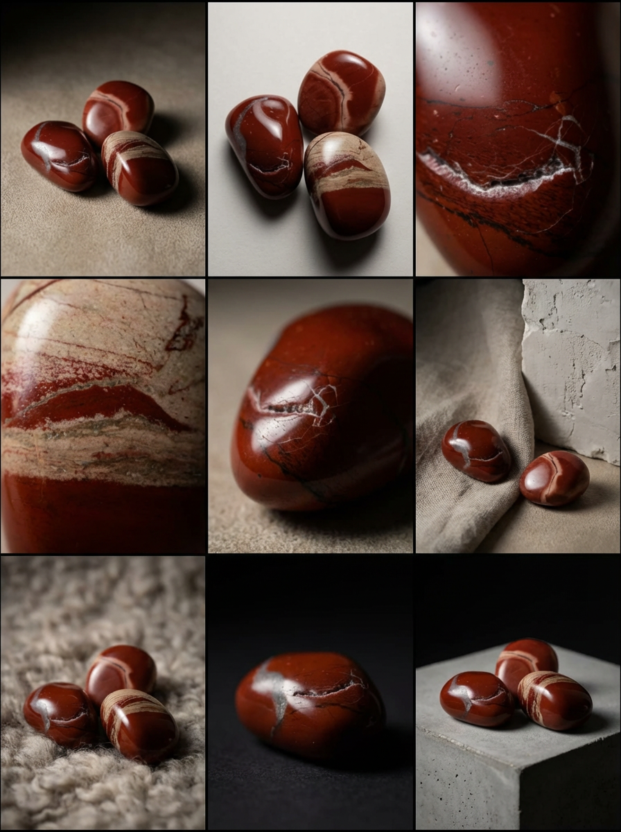 Red Jasper Tumbled Stone