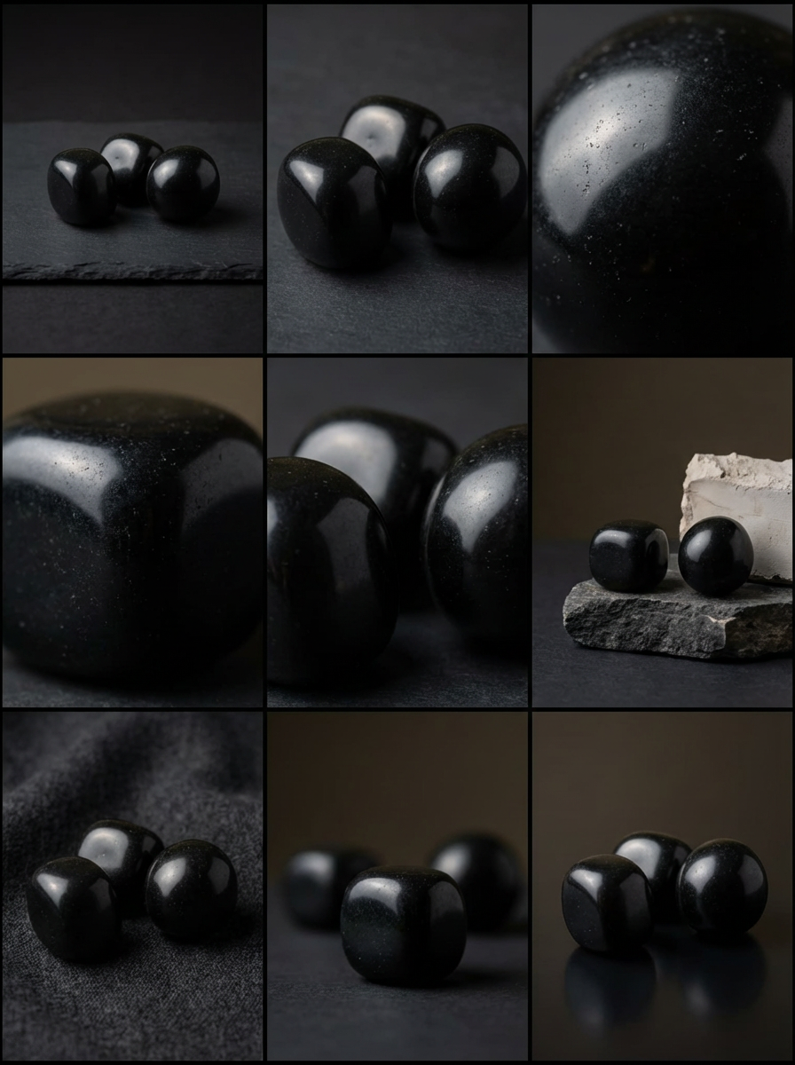 Black Obsidian – tumbled Natural Stones